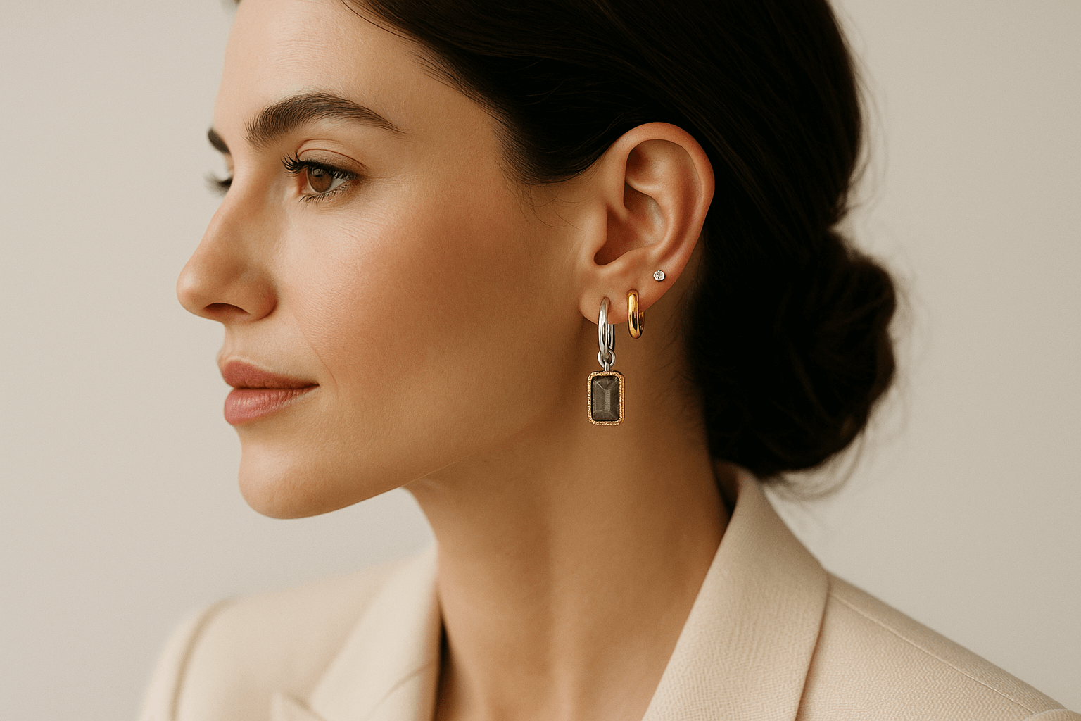 Boucles d’oreilles femme chic en plaqué or – C mon shopping