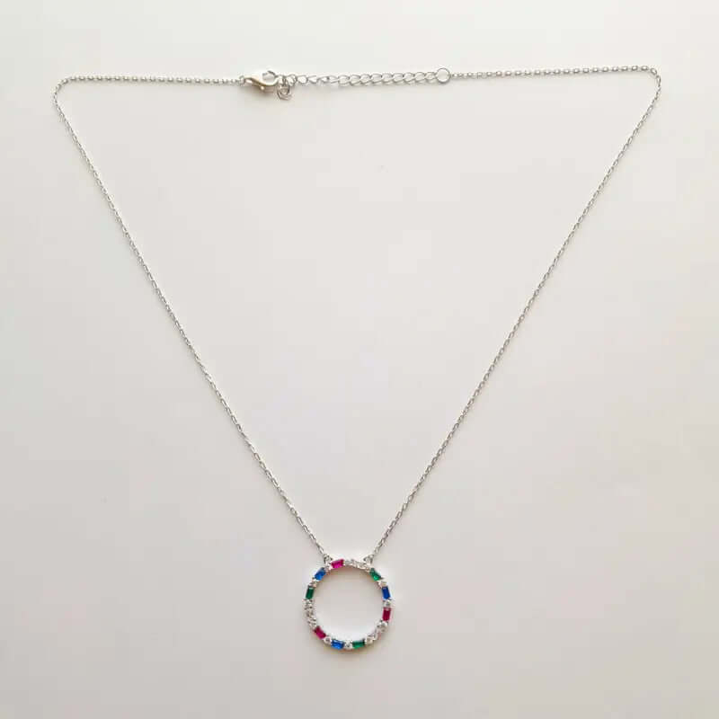 Collier Haute Lumière - Argent 925 & Pierres Colorées Pour Un Style d’Exception C mon shopping™