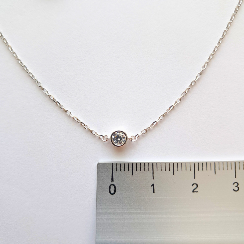 Bracelet en Argent 925 - L'Éclat pur du solitaire