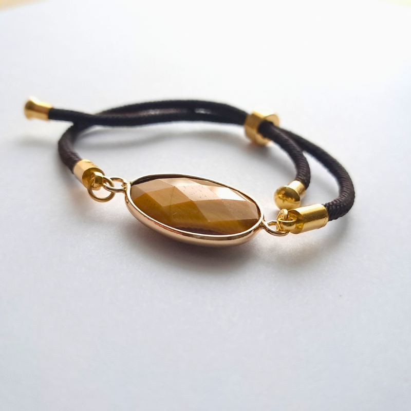 Bracelet Cordon Œil de Tigre – Force et Protection à portée de main
