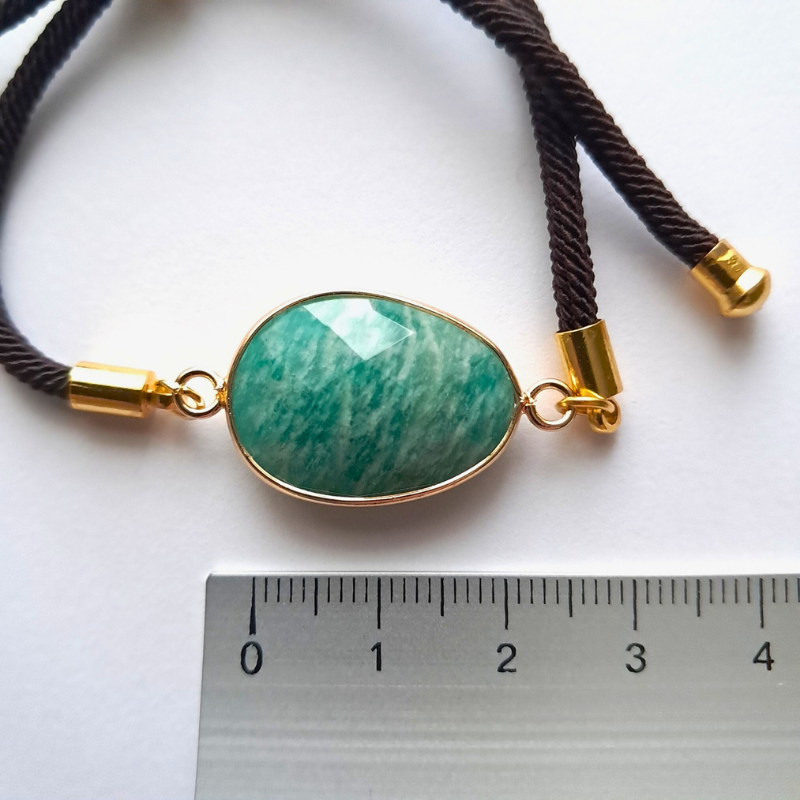 Bracelet Cordon Amazonite – Calme & Équilibre au Quotidien
