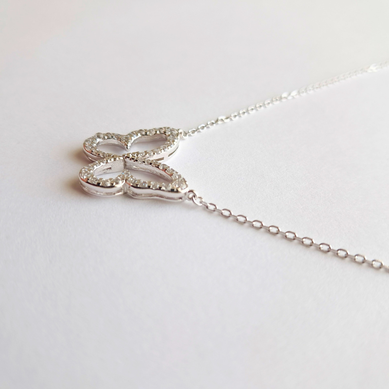 Collier Papillon en Argent 925 – La Liberté en Bijou, Élégance Fine et Intemporelle