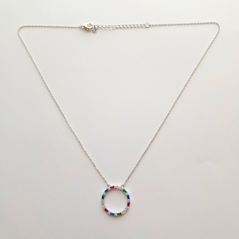 Collier Haute Lumière - Argent 925 & Pierres Colorées Pour Un Style d’Exception