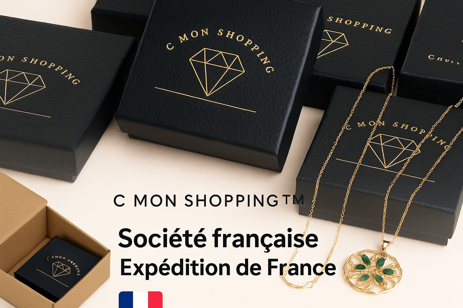 Publicité avec vraie boîte