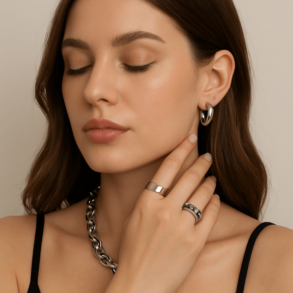 Bijoux fantaisie en acier inoxydable