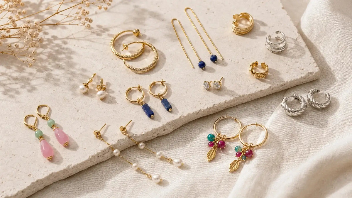 Sélection de boucles d’oreilles fantaisie tendance en 2026
