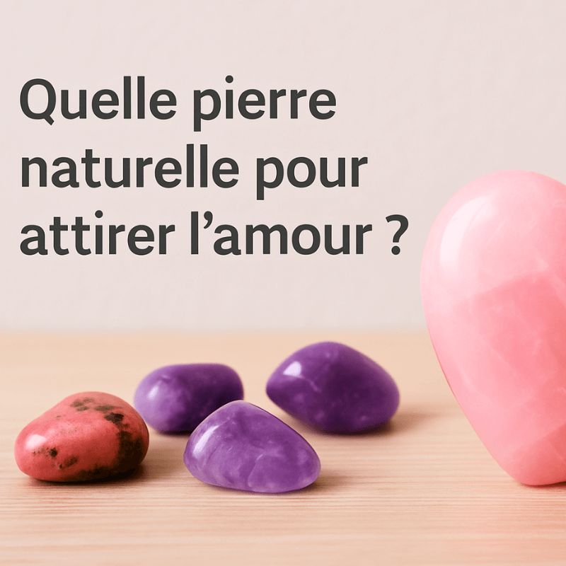Pierre naturelle pour attirer l’amour