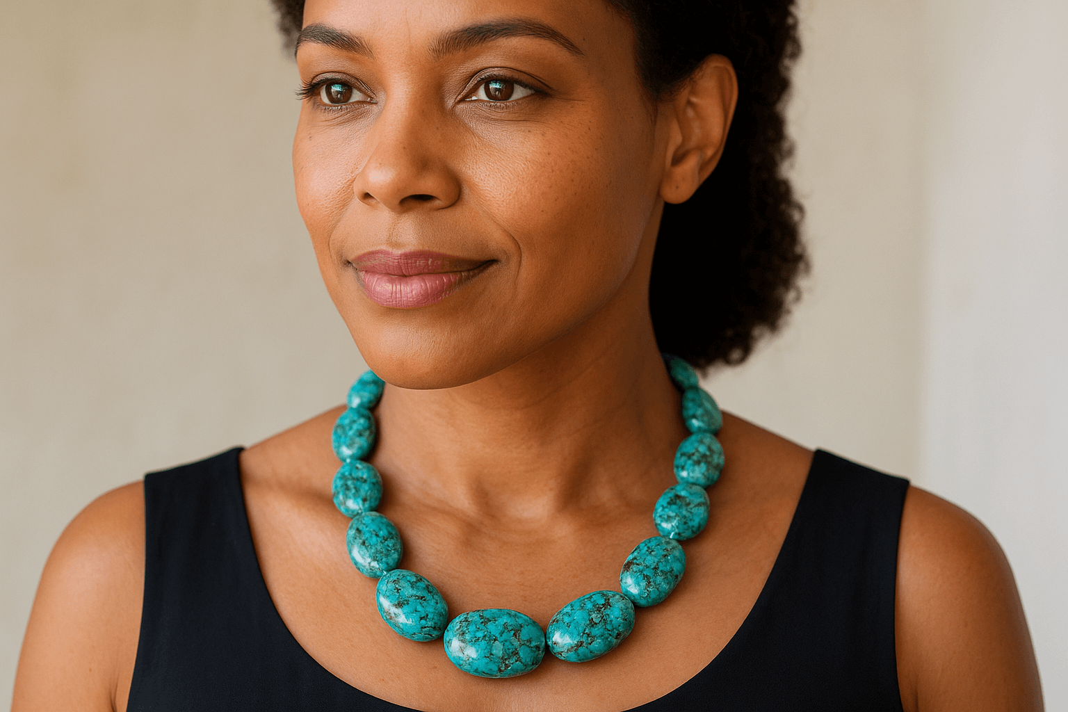 Collier Turquoise d’Afrique 