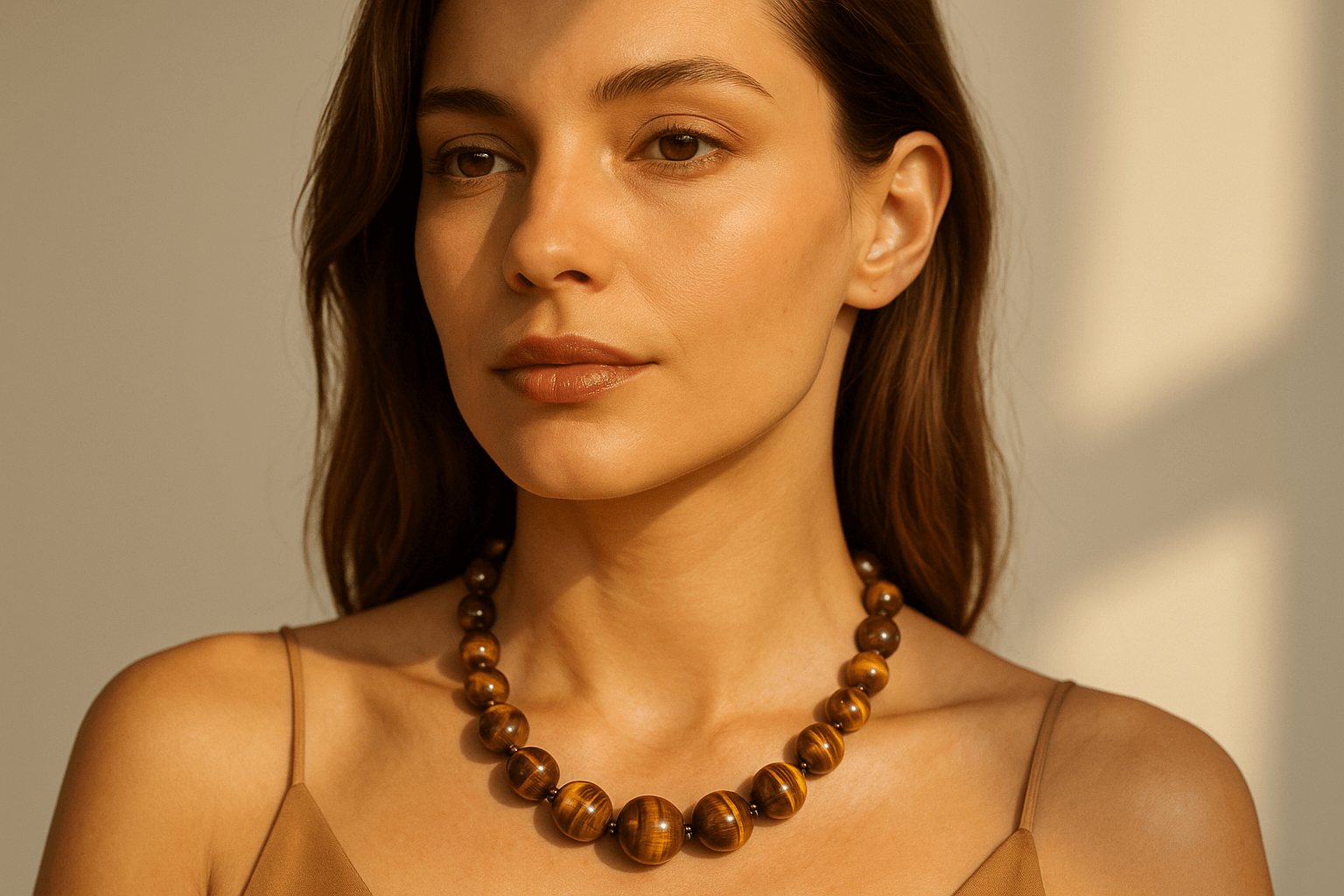 Collier Œil de Tigre pour Femme