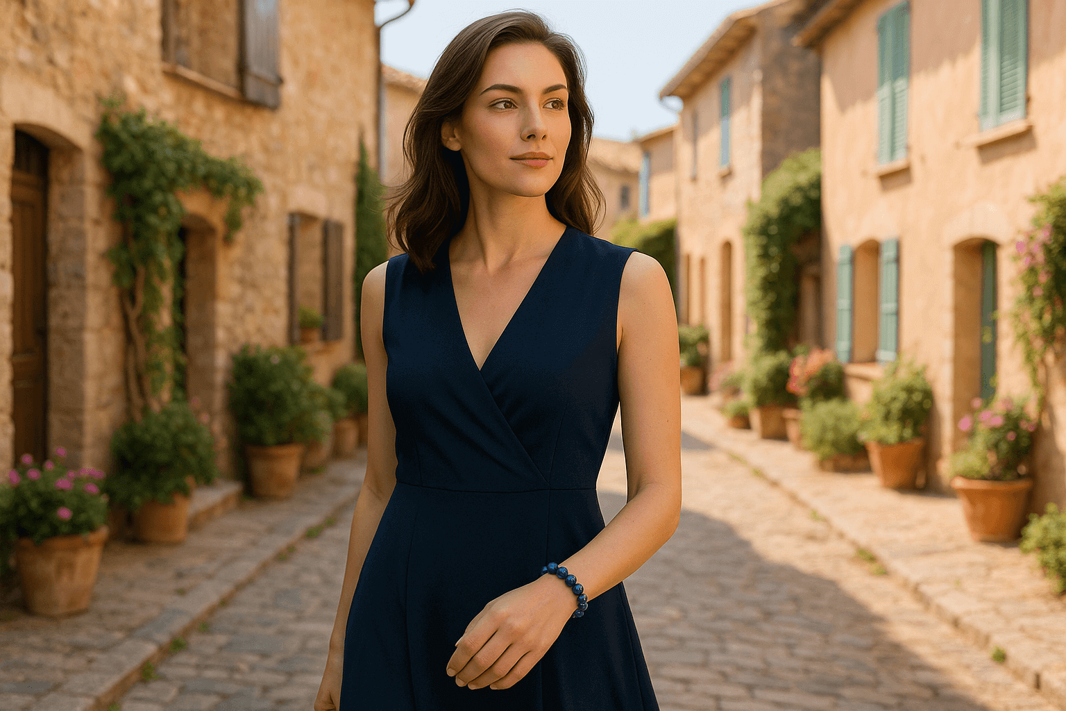 Bracelet en Sodalite Bleue pour Femme