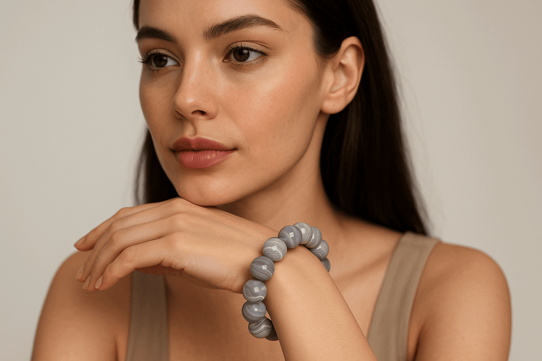 Bracelet en Agate du Botswana pour Femme