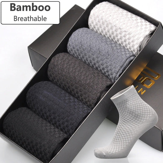 Chaussettes homme en fibre de bambou
