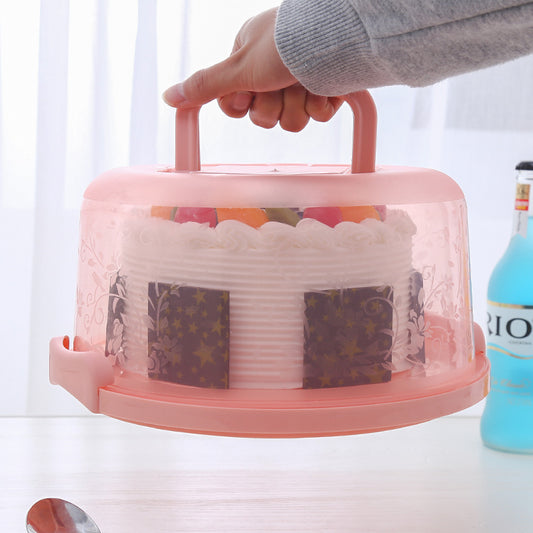 Boîte à gâteau transparente ronde
