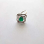 Bague Argent 925 Réglable Chrysoprase – Harmonie & Paix Intérieure C mon shopping™