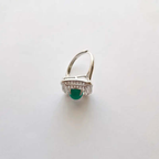 Bague Argent 925 Réglable Chrysoprase – Harmonie & Paix Intérieure C mon shopping™