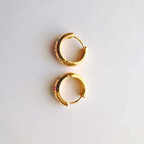 Boucles d’Oreilles Aura Dorée – Un Tourbillon de Couleurs, Un Éclat Inoubliable C mon shopping™