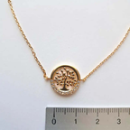 Bracelet plaqué or pour femme – Arbre de Vie