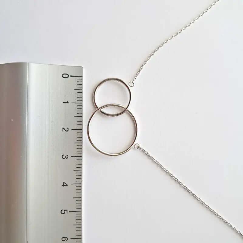 Bracelet Argent 925 Rhodié – Élégance infini des Anneaux Entrelacés C mon shopping™