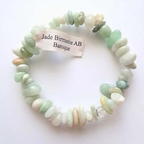 Bracelet en pierre naturelle - Baroque Jade de Birmanie