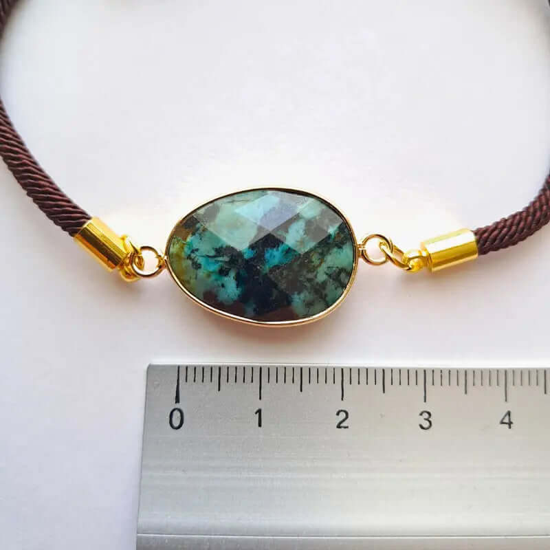 Bracelet Cordon Turquoise d'Afrique – Protection & Communication au Quotidien C mon shopping™