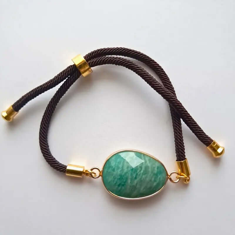 Bracelet Cordon pour femme – Pierre Amazonite