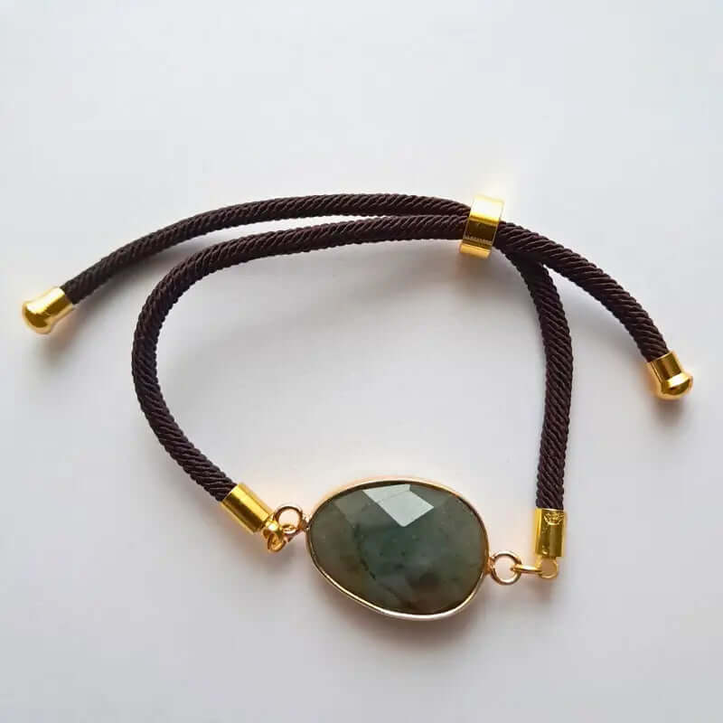 Bracelet Cordon pour femme - Labradorite