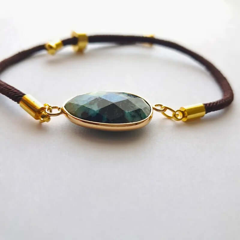 Bracelet Cordon Turquoise d'Afrique – Protection & Communication au Quotidien C mon shopping™