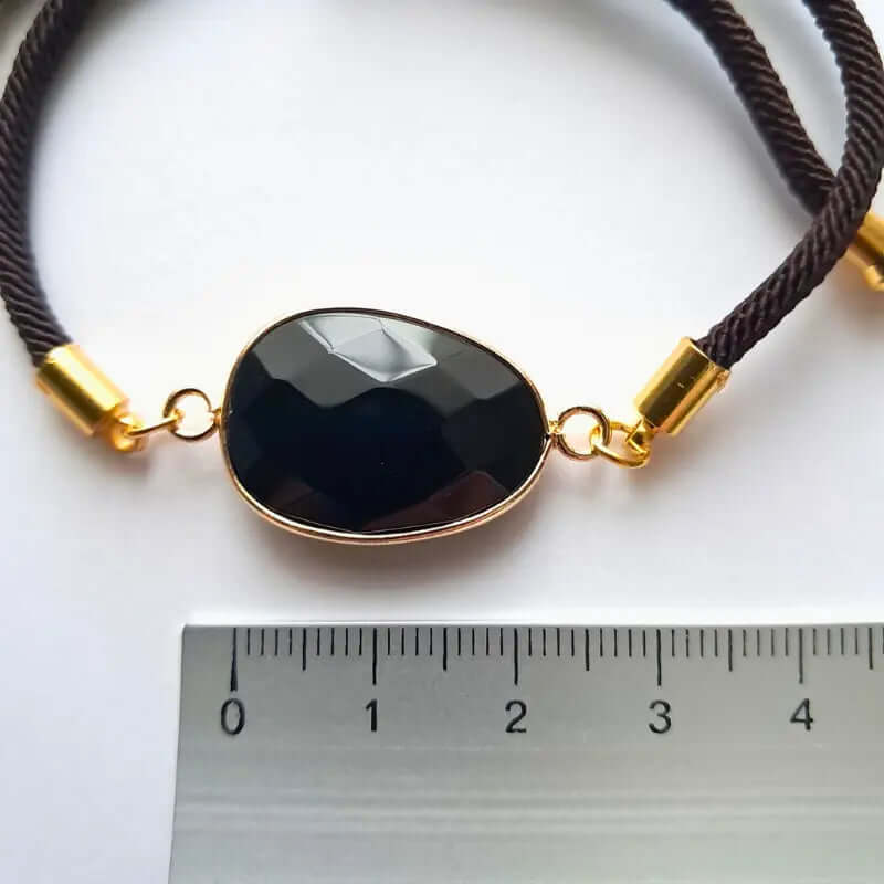 Bracelet Cordon Obsidienne Noire – Protection Puissante au Quotidien C mon shopping™
