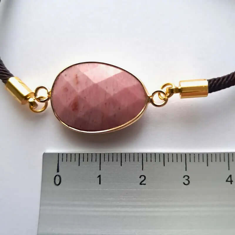 Bracelet Cordon Rhodonite – Force Douce & Élégance Naturelle C mon shopping™