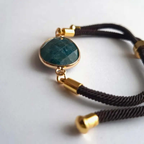 Bracelet Cordon Apatite Bleue – Clarté & Créativité au Poignet C mon shopping™