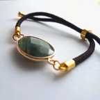 Bracelet Cordon pour femme - Labradorite