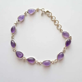 Bracelet en Argent pour femme - Améthyste