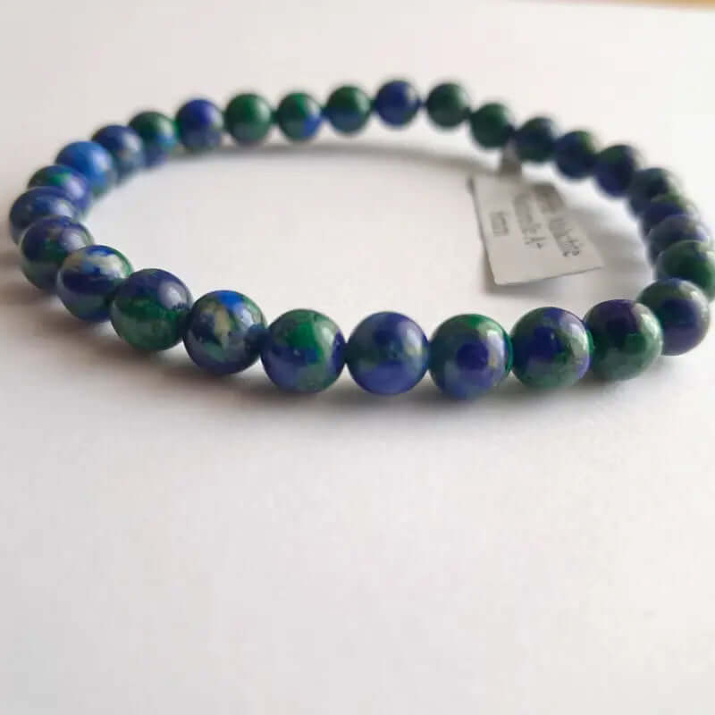Bracelet en pierre naturelle - Azurite Malachite