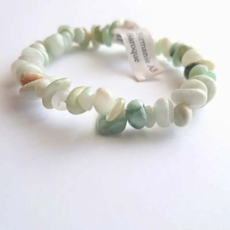 Bracelet en pierre naturelle - Baroque Jade de Birmanie