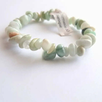 Bracelet en pierre naturelle - Baroque Jade de Birmanie