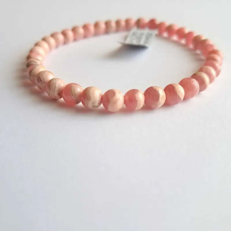 Bracelet Rhodochrosite d’Argentine – L’Émotion Pure à Fleur de Peau C mon shopping™