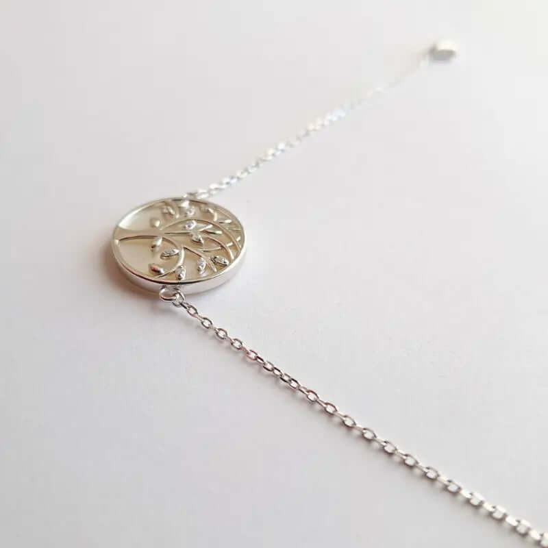 Bracelet Éveil Eternel – Arbre de Vie & Nacre en Argent 925 C mon shopping™