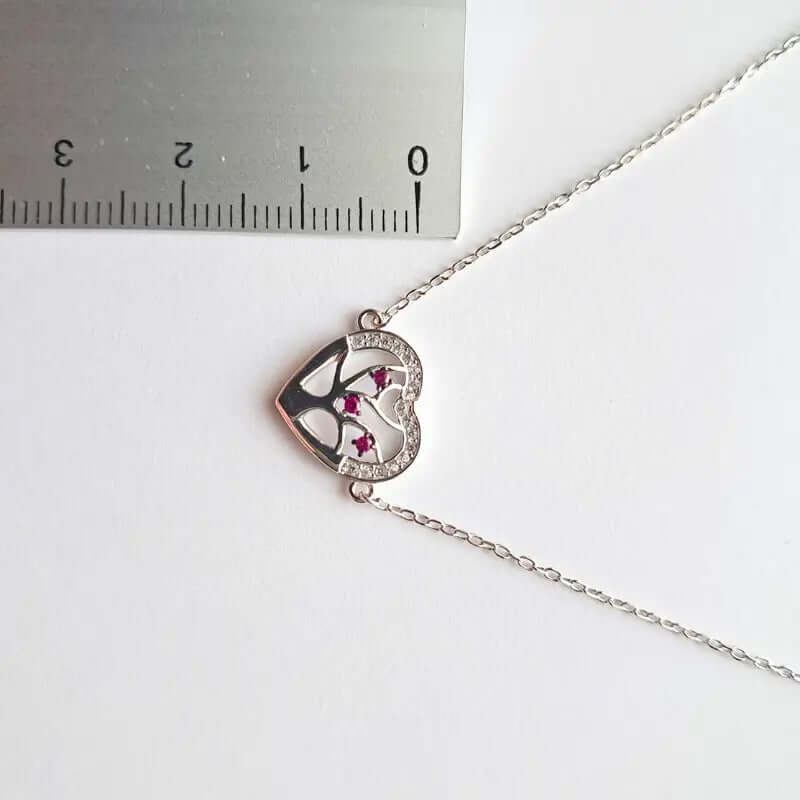 Bracelet cœur de Vie Cœur Argent 925 – Symbole d'Amour Éternel C mon shopping™