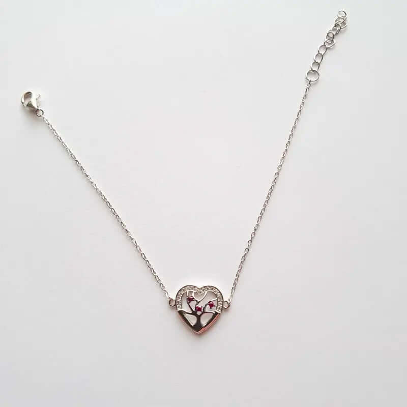 Bracelet cœur de Vie Cœur Argent 925 – Symbole d'Amour Éternel C mon shopping™