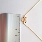 Bracelet plaqué or pour femme – Cœur et infini doré
