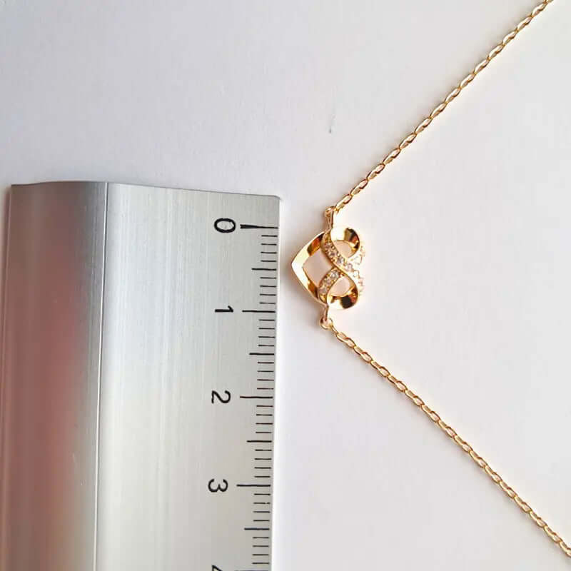Bracelet Lien d’Or – Cœur & Infini en Plaqué Or 18K C mon shopping™