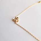 Bracelet plaqué or pour femme – Cœur et infini doré