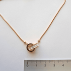 Bracelet en acier inoxydable doré pour femme
