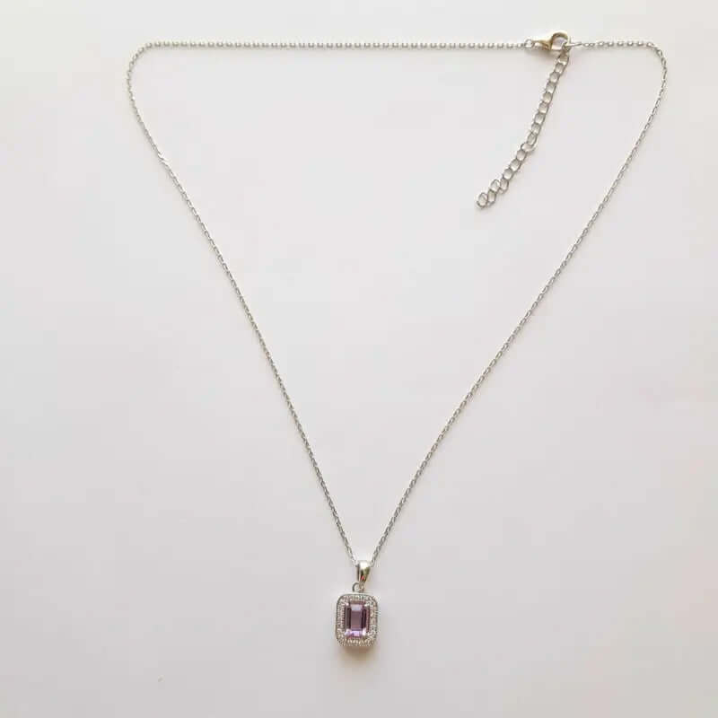 Collier en Argent 925 – Éclat Intemporel & Améthyste Protectrice C mon shopping™