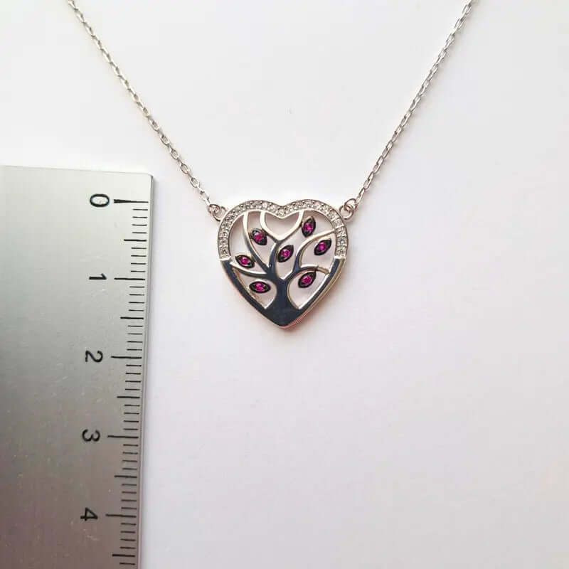 Collier Cœur de Vie en Argent 925 – Symbole d’Amour & Énergie C mon shopping™