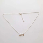 Collier Infini en Argent 925 – L'Élégance Éternelle à Fleur de Peau C mon shopping™