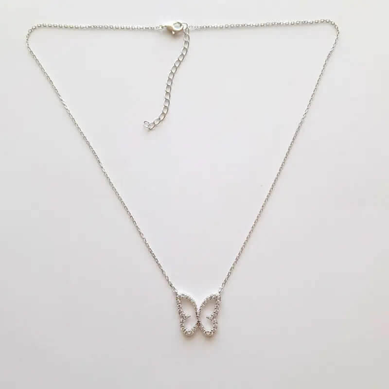 Collier Papillon en Argent 925 – La Liberté en Bijou, Élégance Fine et Intemporelle C mon shopping™