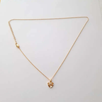 Collier plaqué or pour femme – Cœur infini
