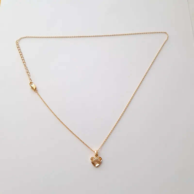 Collier Cœur Infini Plaqué Or – Symbole d'Amour Éternel et Puissant C mon shopping™