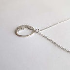 Collier Cercle Éternel en Argent 925 - L'Éclat Intemporel Qui Attire Tous Les Regards C mon shopping™